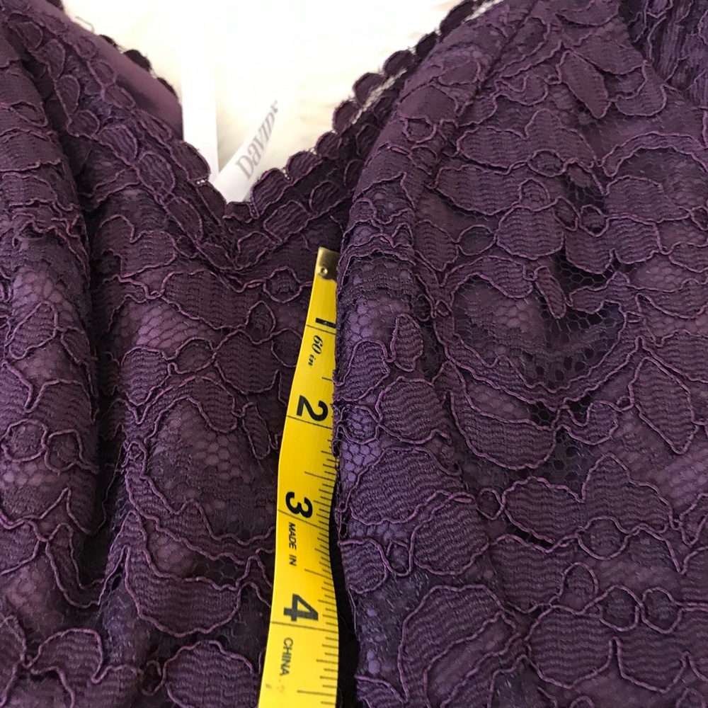 NWT David’s Bridal Lace Bridesmaid Dress Size 6 - Picture 16 of 16